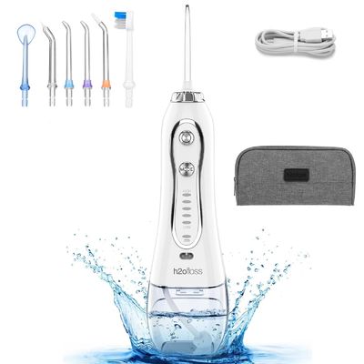 comprar Irrigador bucal portátil inalámbrico con 5 modos para limpieza dental con logotipo OEM online manufacture