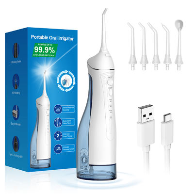 comprare Idropulsore orale cordless portatile 11W per uso domestico e in viaggio con serbatoio da 300 ml online manufacture