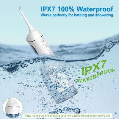 kopen Draadloze tandheelkundige waterflosser voor volwassenen, draagbare waterstraal, 300 ml, aangepaste kleur online manufacture