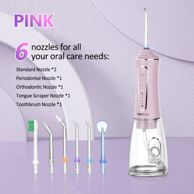 satın al 5 Temizleme Modlu Elektrikli Su Flosser Diş İrrigatörü 400ml Ipx7 Taşınabilir online manufacture