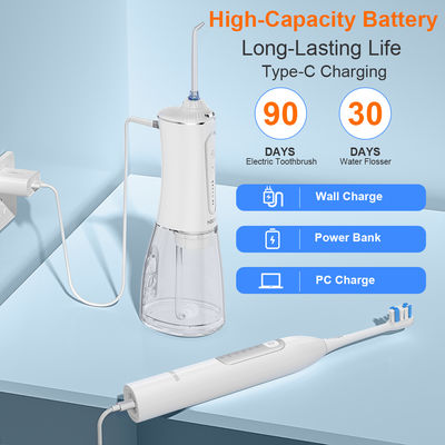 comprar Servicio OEM ODM de irrigador bucal y cepillo de dientes inalámbrico con clasificación IPX7 Led Lpx7 2 en 1 online manufacture
